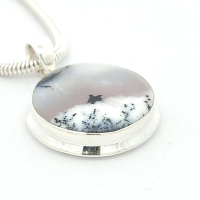Dendritic Agate Pendant - Belle - boothandbooth
