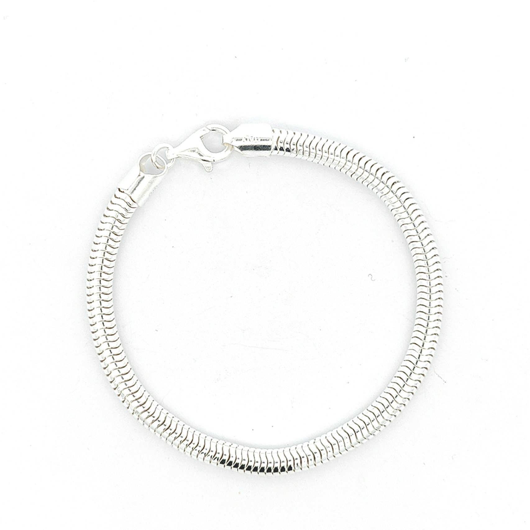 Sterling Silver Snake Bracelet 5mm boothandbooth