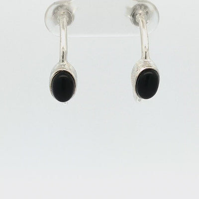 Black Onyx Earrings - Julia