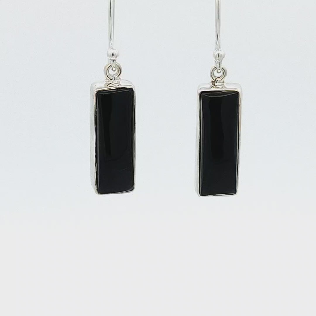 Black Onyx Earrings - Evita
