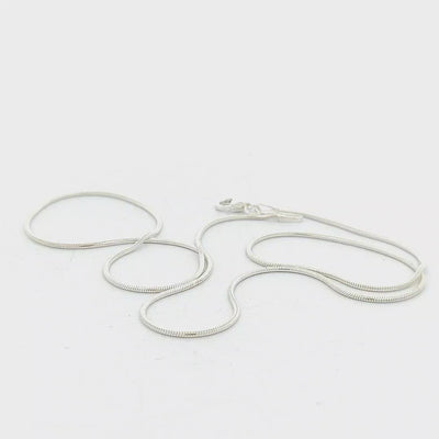 Sterling Silver Snake Chain - 1.1mm