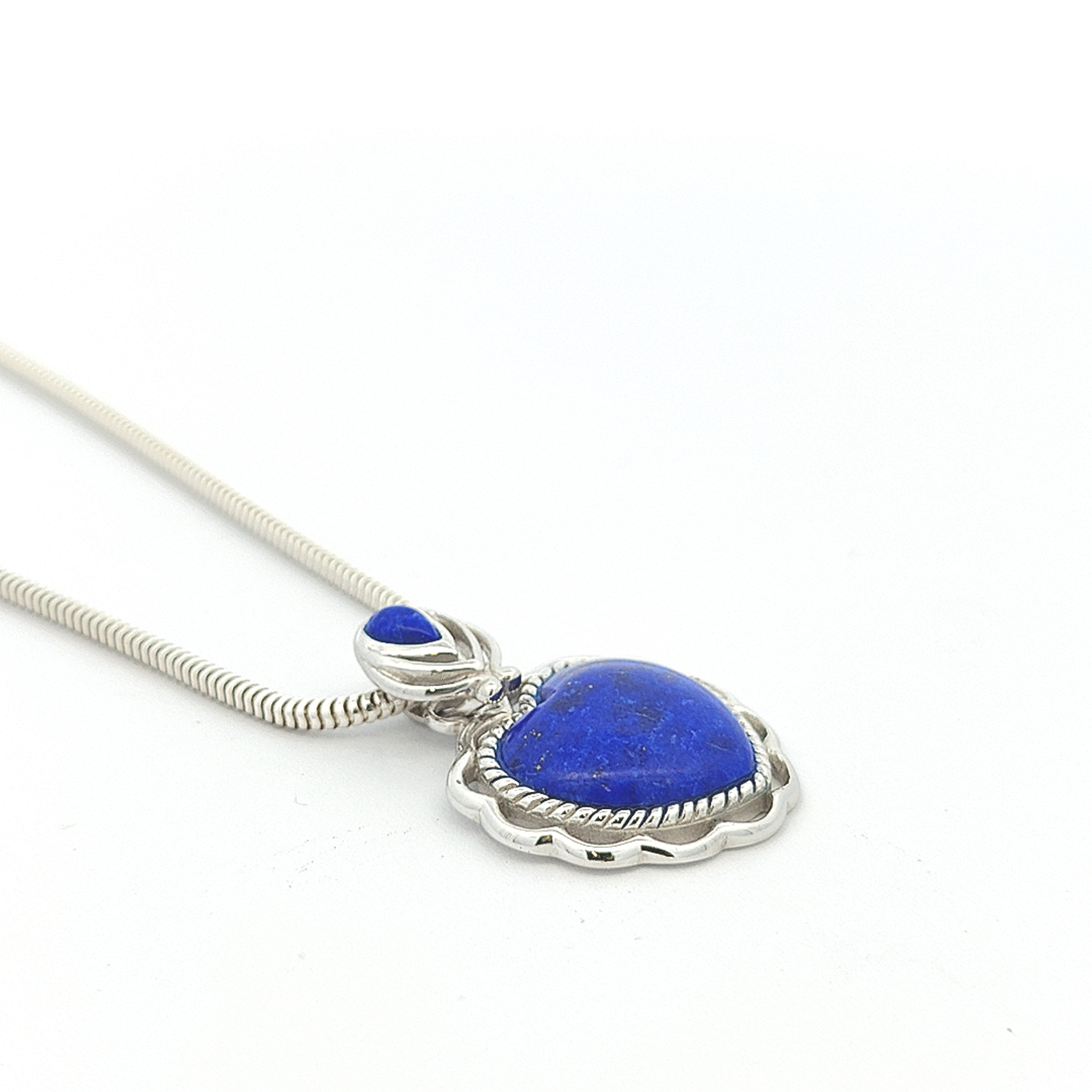 Lapis Lazuli Pendants In Sterling Silver