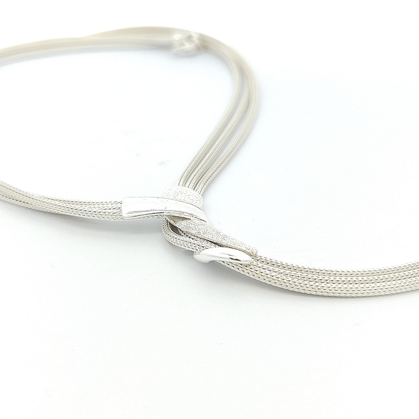 Silver Mesh Chains
