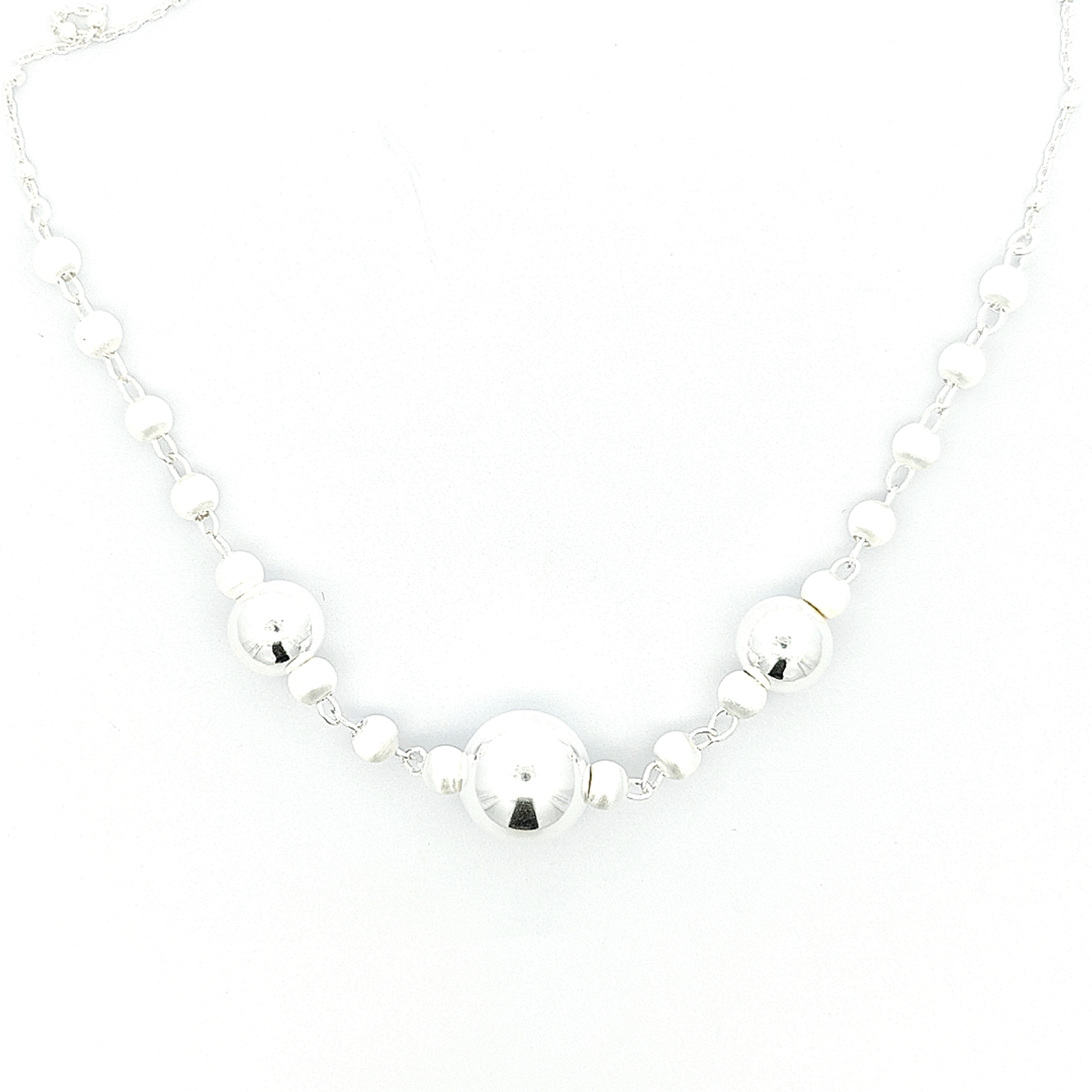Sterling Silver Ball Necklaces