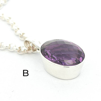 Brazilian Amethyst Pendant - Orah - boothandbooth