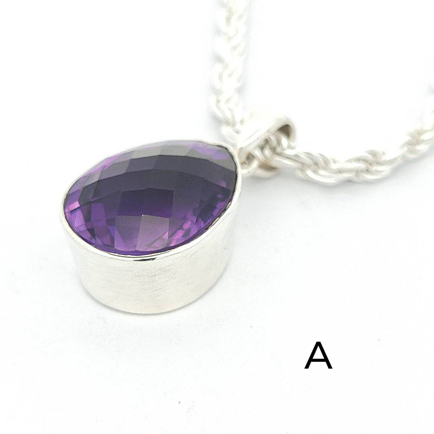 African Amethyst Pendant - Dawn - boothandbooth