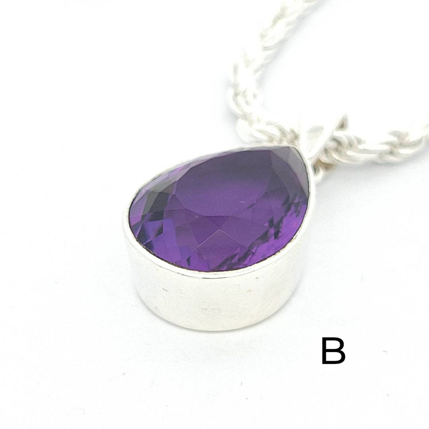 African Amethyst Pendant - Dawn - boothandbooth