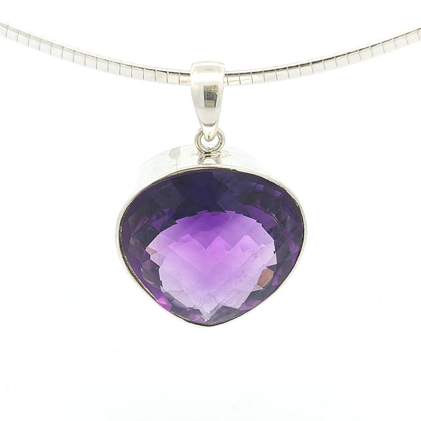 African Amethyst Pendant - Pippa - boothandbooth