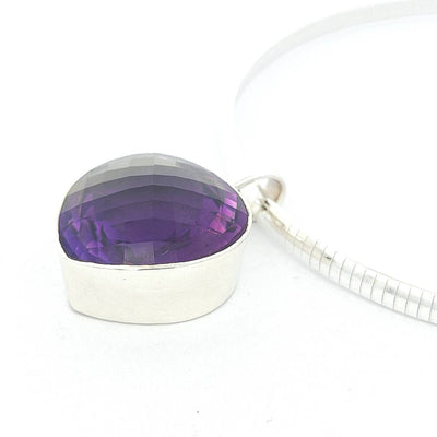 African Amethyst Pendant - Pippa - boothandbooth