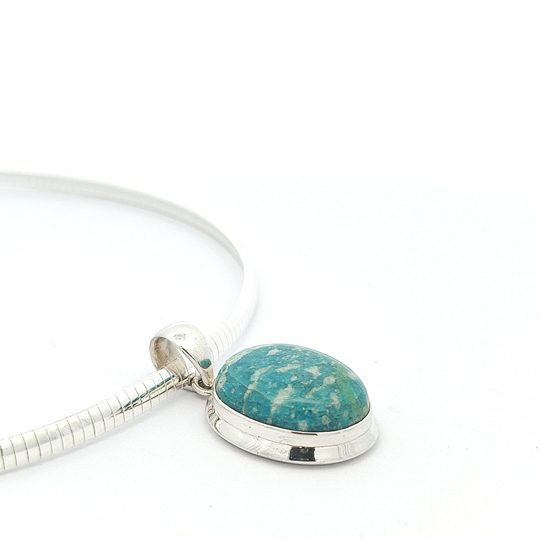 Amazonite Pendant - Marni - boothandbooth