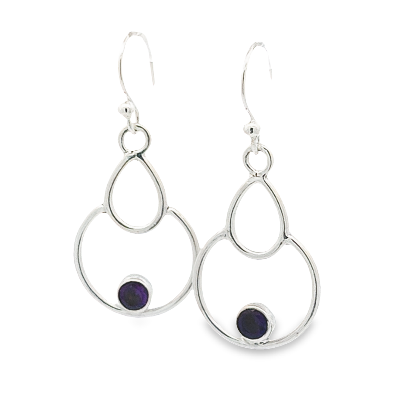 Amethyst Earrings - Eliza - boothandbooth