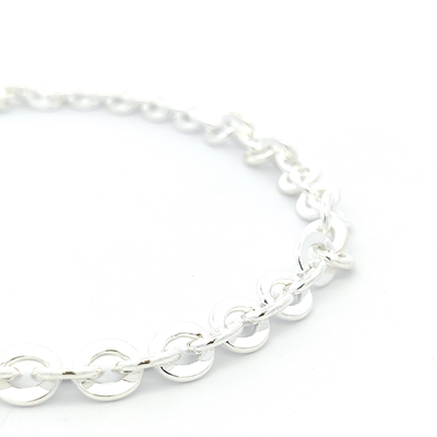 Sterling Silver Anchor Chain - 9mm - boothandbooth
