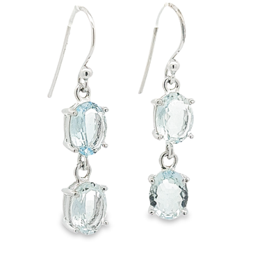 Aquamarine Earrings - Katie - boothandbooth