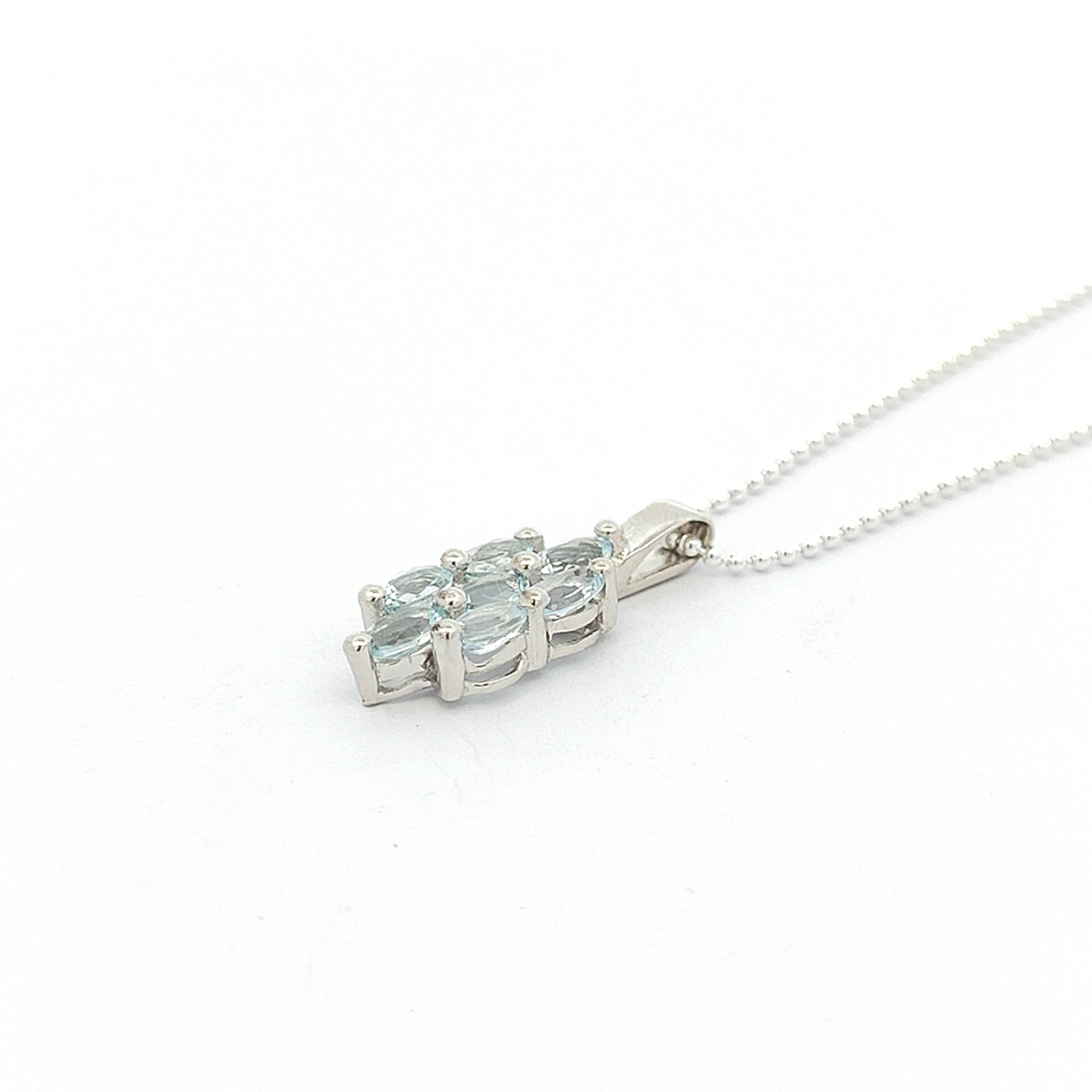 Aquamarine Pendant - Petula - boothandbooth
