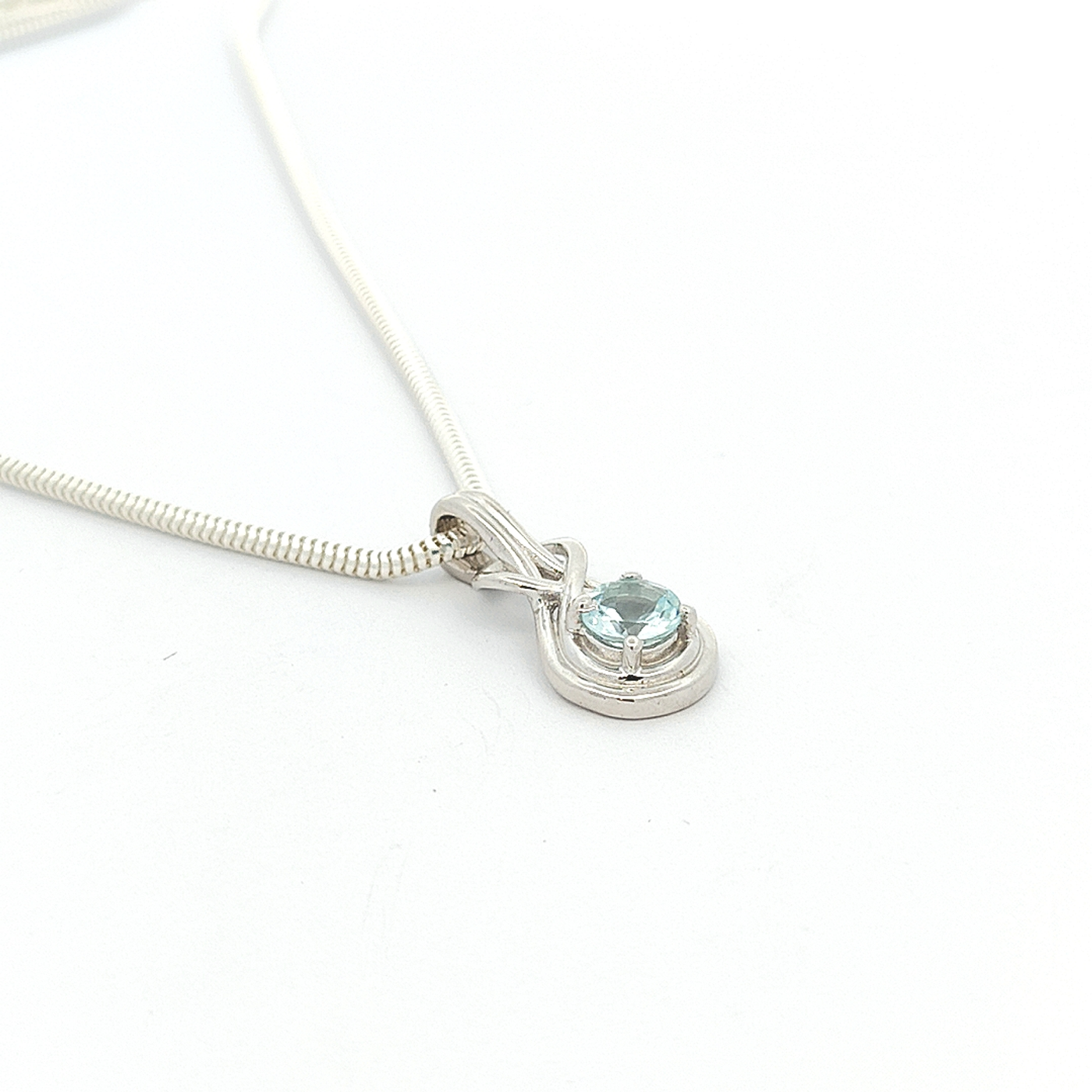 Aquamarine Pendant - Tara - boothandbooth