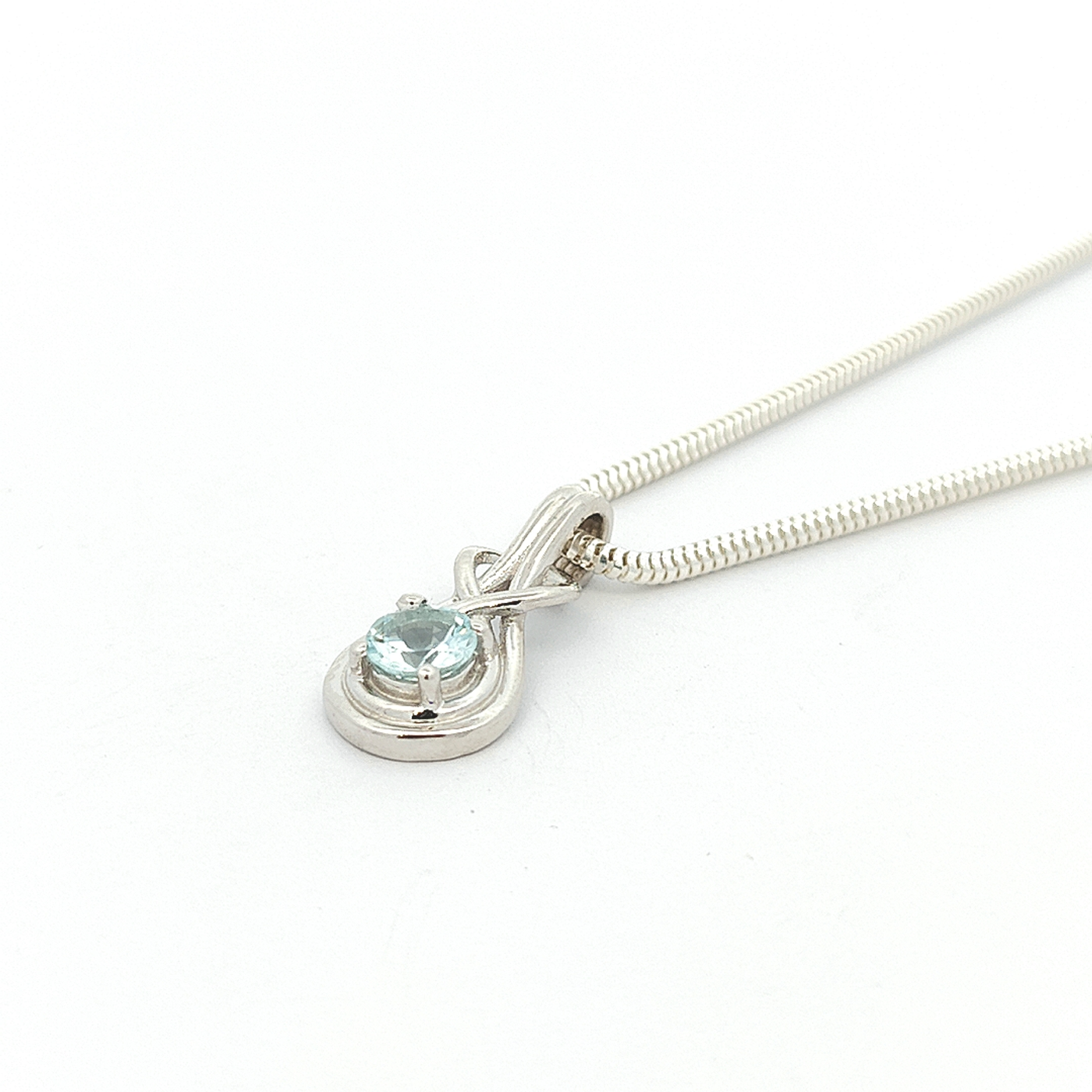 Aquamarine Pendant - Tara - boothandbooth