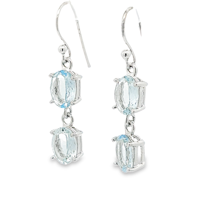 Aquamarine Earrings - Katie - boothandbooth