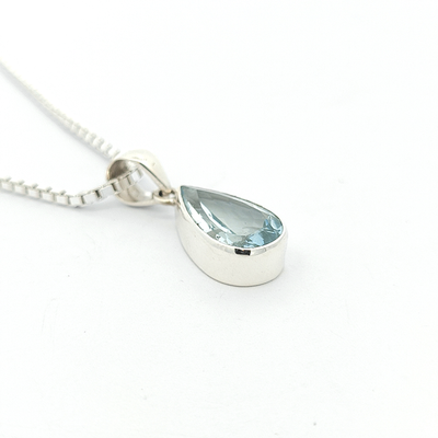 Aquamarine Pendant - Sian - boothandbooth