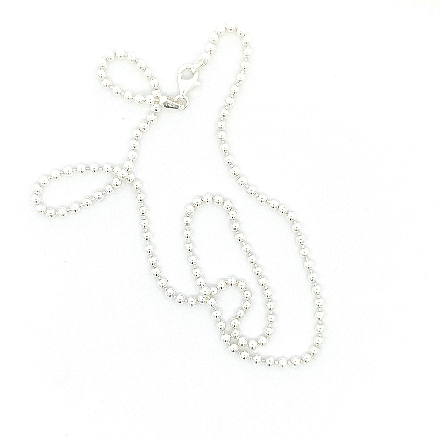 Sterling Silver Ball Chain - 2.5mm - boothandbooth