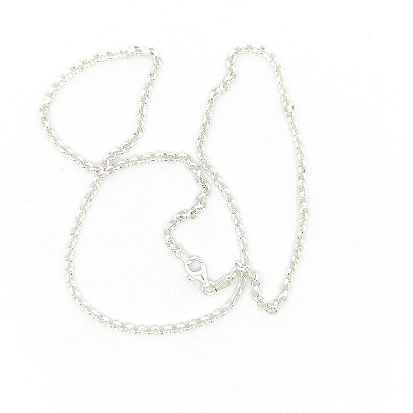 Sterling Silver Belcher Chain - 2.5mm - boothandbooth