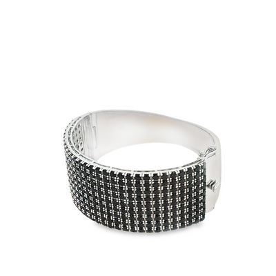 Black Spinel Cuff - Jessica - boothandbooth
