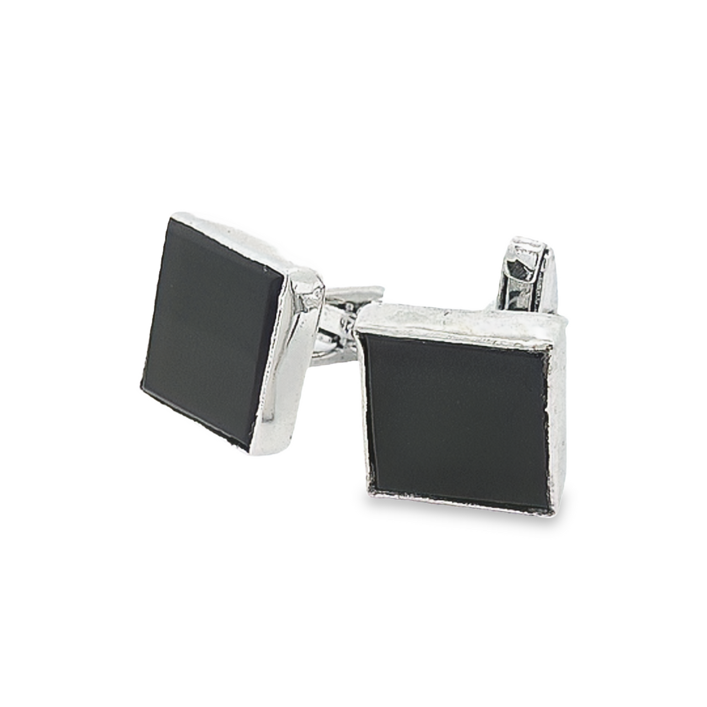 Black Onyx Cufflinks - Coleridge - boothandbooth