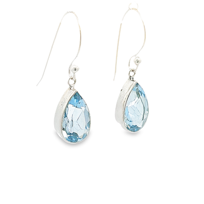 Blue Topaz Earrings - Orla - boothandbooth