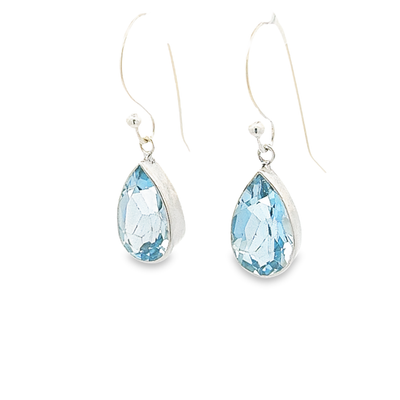 Blue Topaz Earrings - Orla - boothandbooth