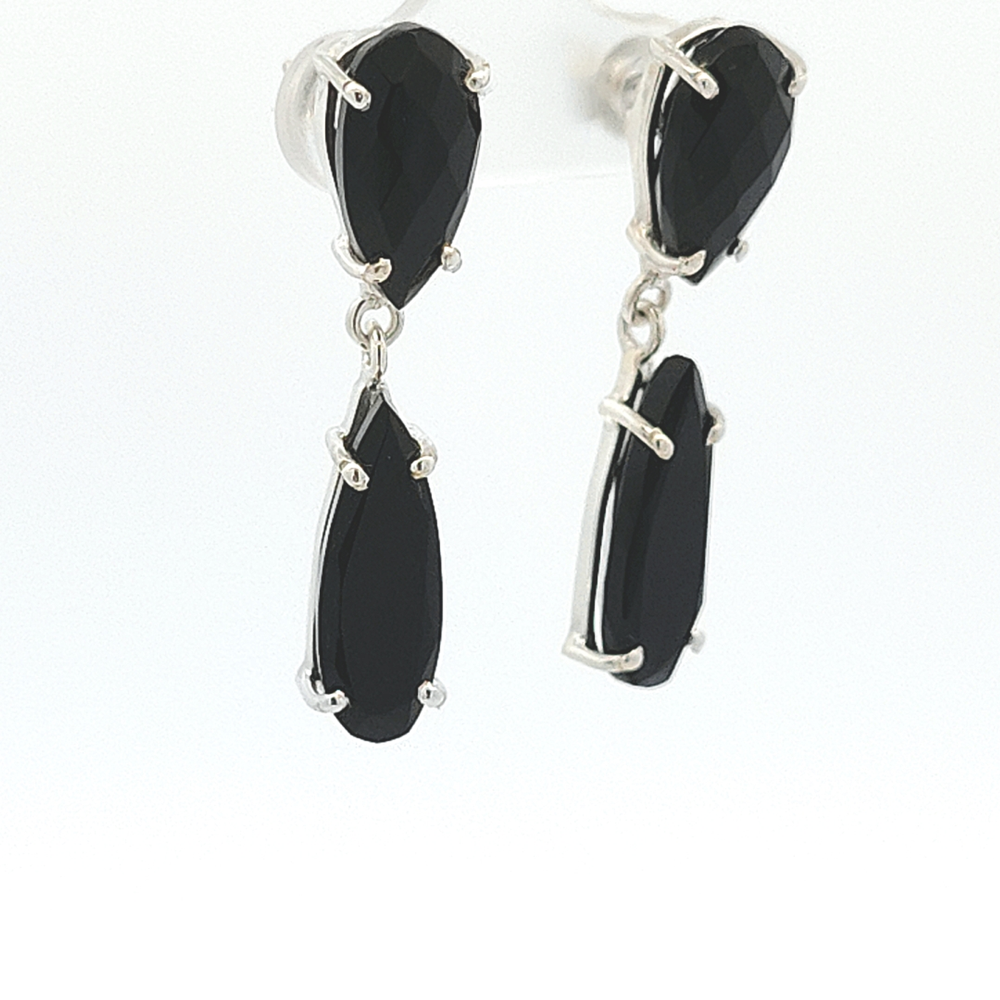 Black Onyx Earrings - Jenna - boothandbooth