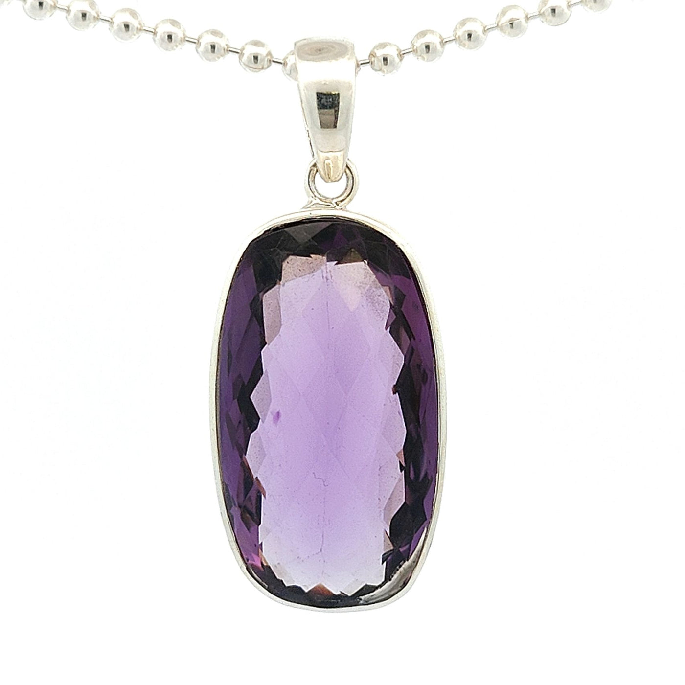 Brazilian Amethyst Pendant - Ivy - boothandbooth