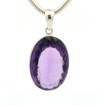 Brazilian Amethyst Pendant - Lucy - boothandbooth