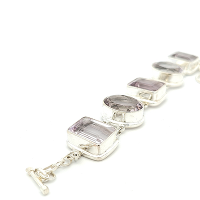 Brazilian Amethyst Bracelet - Lola - boothandbooth