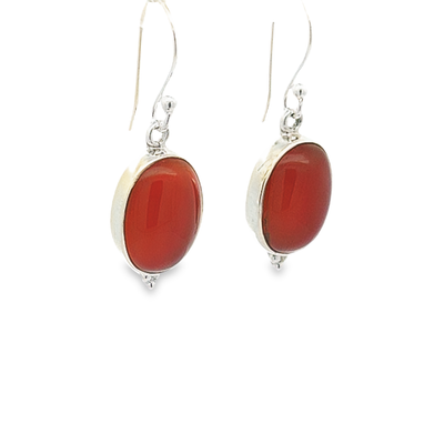 Carnelian Earrings - Simone - boothandbooth