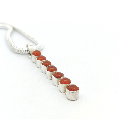 Carnelian Pendant - Alex - boothandbooth