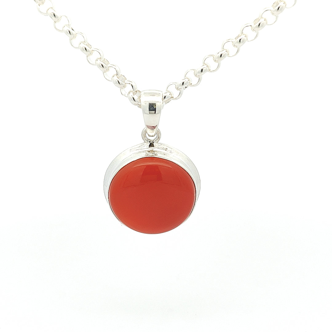 Carnelian Pendant - Small Raine - boothandbooth