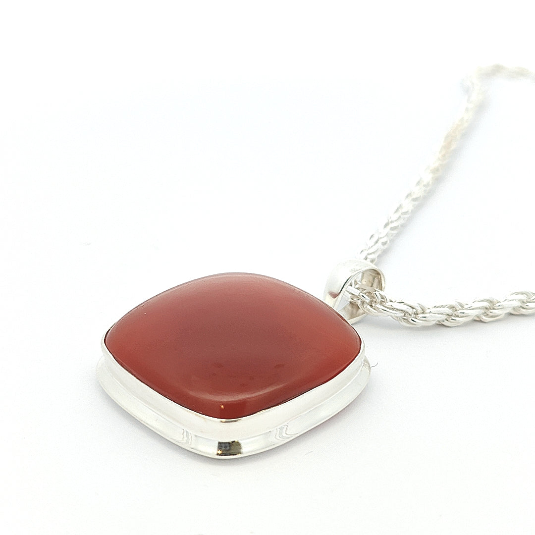 Carnelian Pendant Large - Megan - boothandbooth