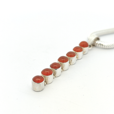 Carnelian Pendant - Alex - boothandbooth