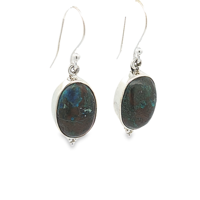 Chrysocolla Earrings Simone - boothandbooth