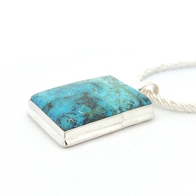 Chrysocolla Pendant - Anna - boothandbooth