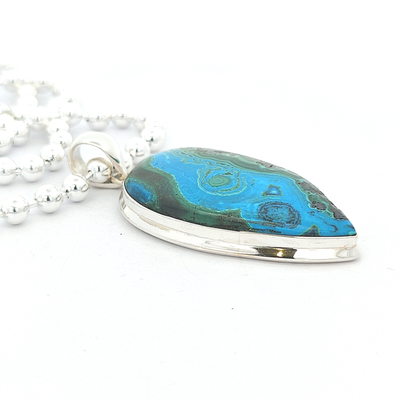 Chrysocolla Pendant - Geneveive - boothandbooth