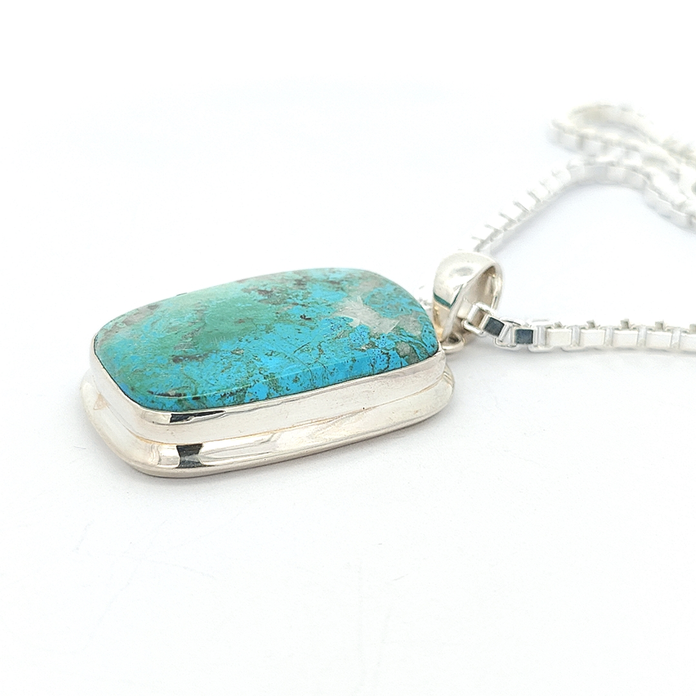 Chrysocolla Pendant - Megan - boothandbooth
