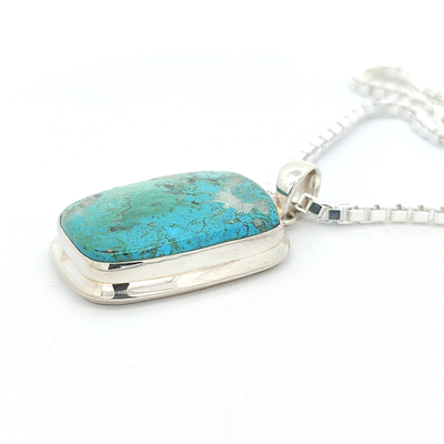 Chrysocolla Pendant - Megan - boothandbooth