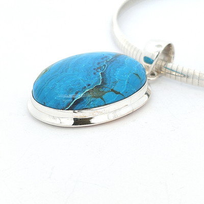 Chrysocolla Pendant - Monique - boothandbooth