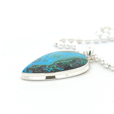 Chrysocolla Pendant - Geneveive - boothandbooth