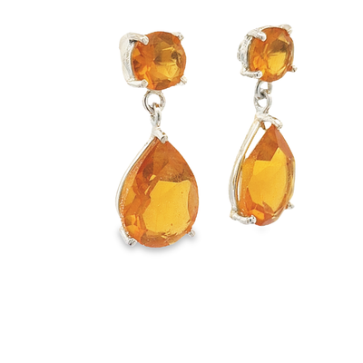 Citrine Drop Earrings - Marie - boothandbooth