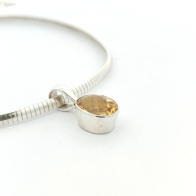 Citrine Pendant - Mady - boothandbooth