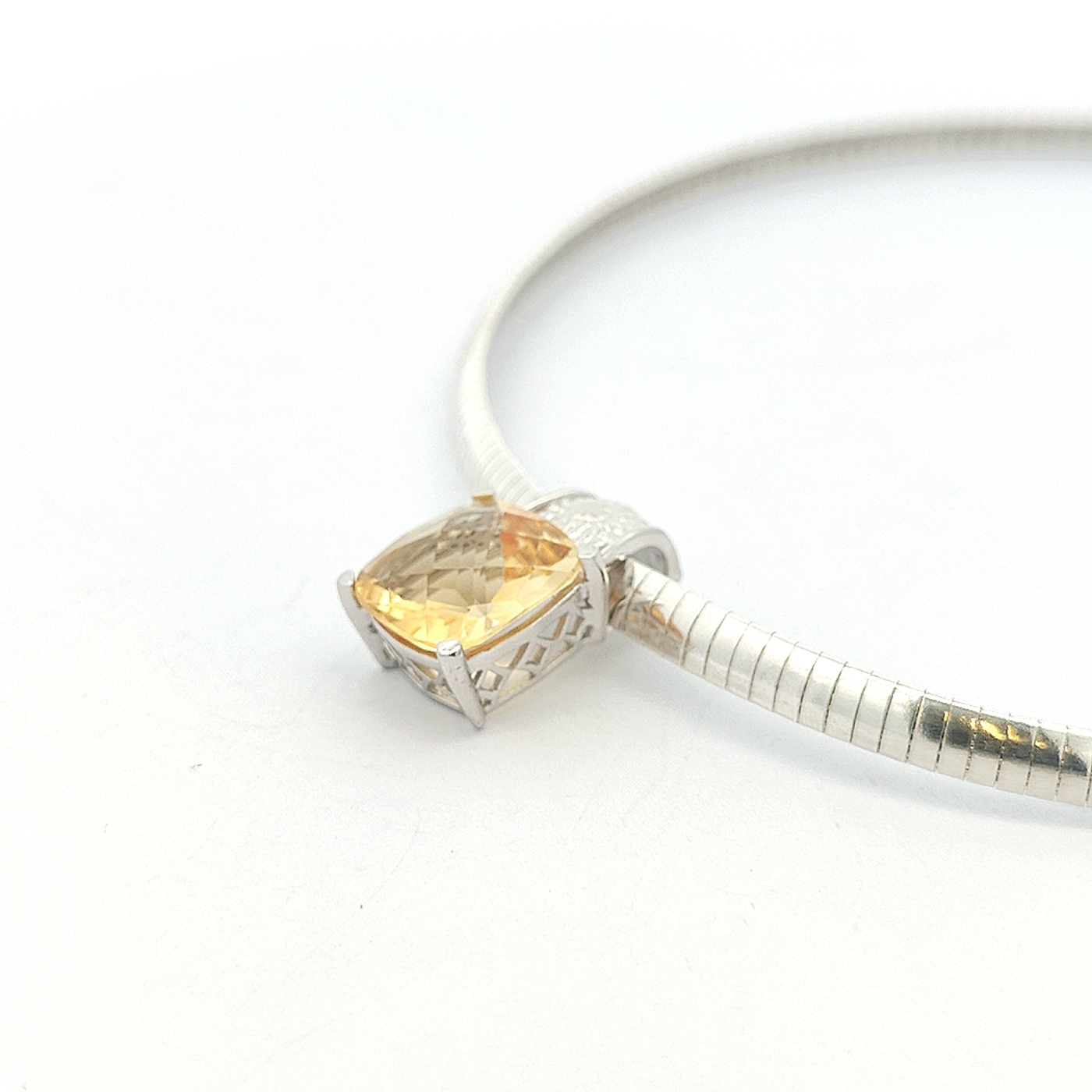 Citrine Pendant - Elma - boothandbooth