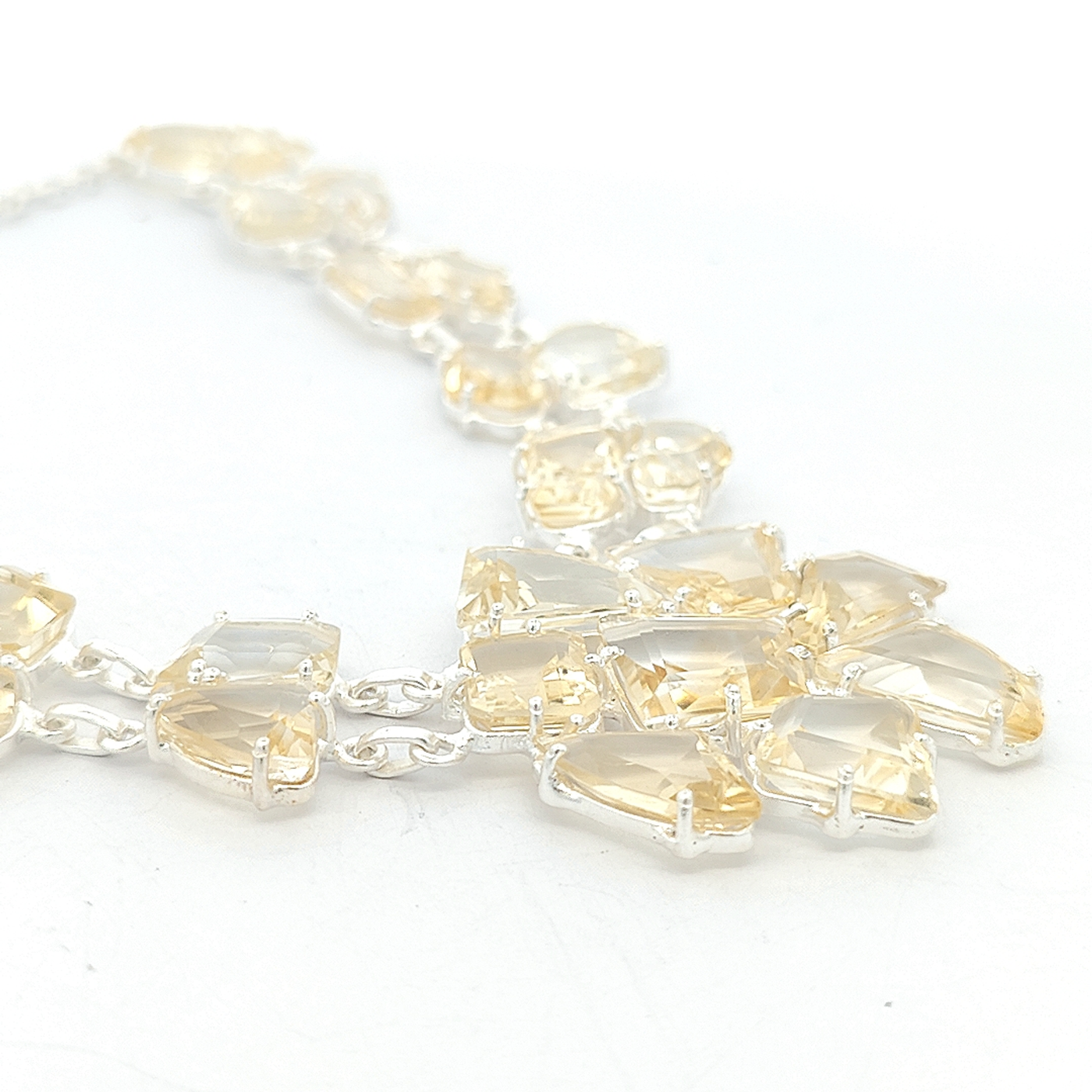 Citrine Pendant Necklace - Helena - boothandbooth