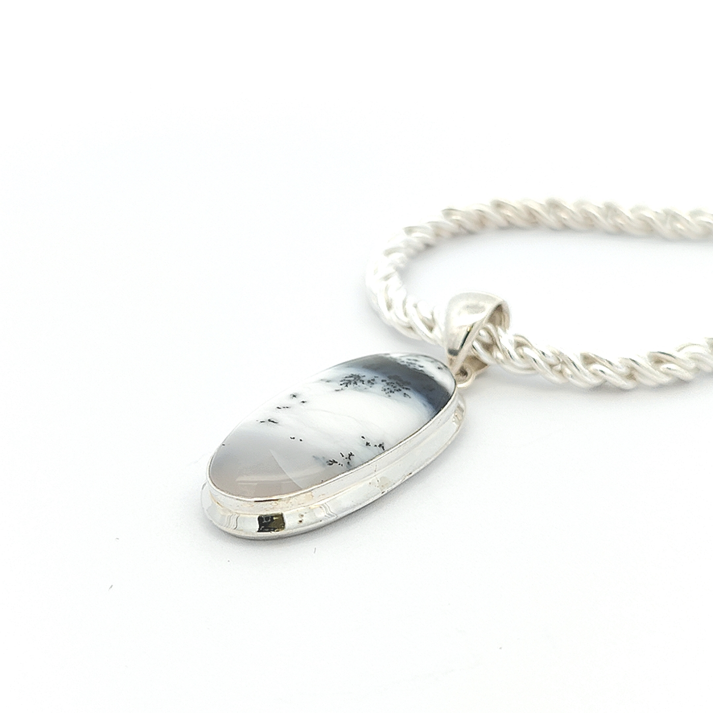 Dendritic Agate Pendant - Monique - boothandbooth