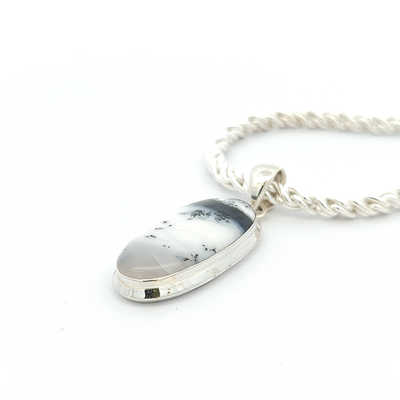 Dendritic Agate Pendant - Monique - boothandbooth